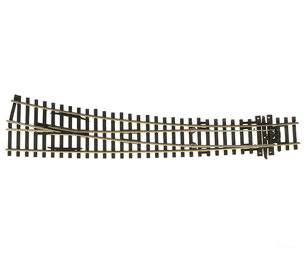 Peco Ho 1910 Code 100 Curved Double Radius Turnout - Streamline -- Right Hand Electrofrog Track &