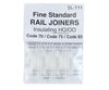 Peco Ho Sl111 Code 70/75/83 Rail Joiners -- Nylon-Insulated Track Accessories