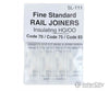 Peco Ho Sl111 Code 70/75/83 Rail Joiners -- Nylon-Insulated Track Accessories