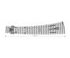 Peco Sl87 Code 100 Curved Double Radius Turnout - Streamline Left Hand Insulfrog Track & Turnouts
