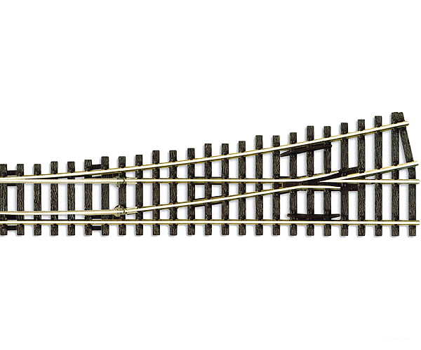 Peco Ho 1906 Code 100 Medium Radius Turnout - Streamline -- Left Hand Electrofrog Track & Turnouts