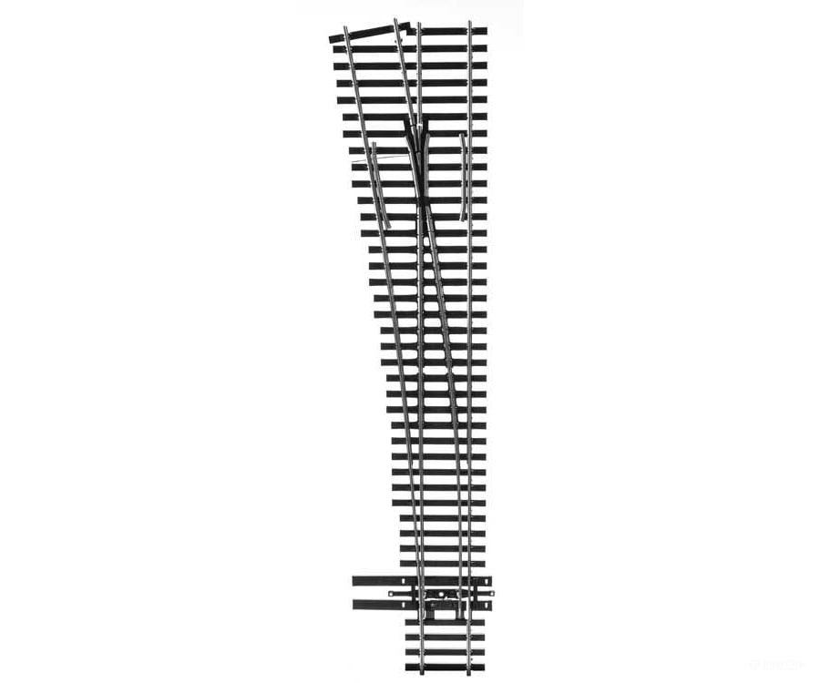 Peco Ho Slu7062 Code 70 Unifrog Medium-Radius #6 Turnout -- Left Hand Track & Turnouts