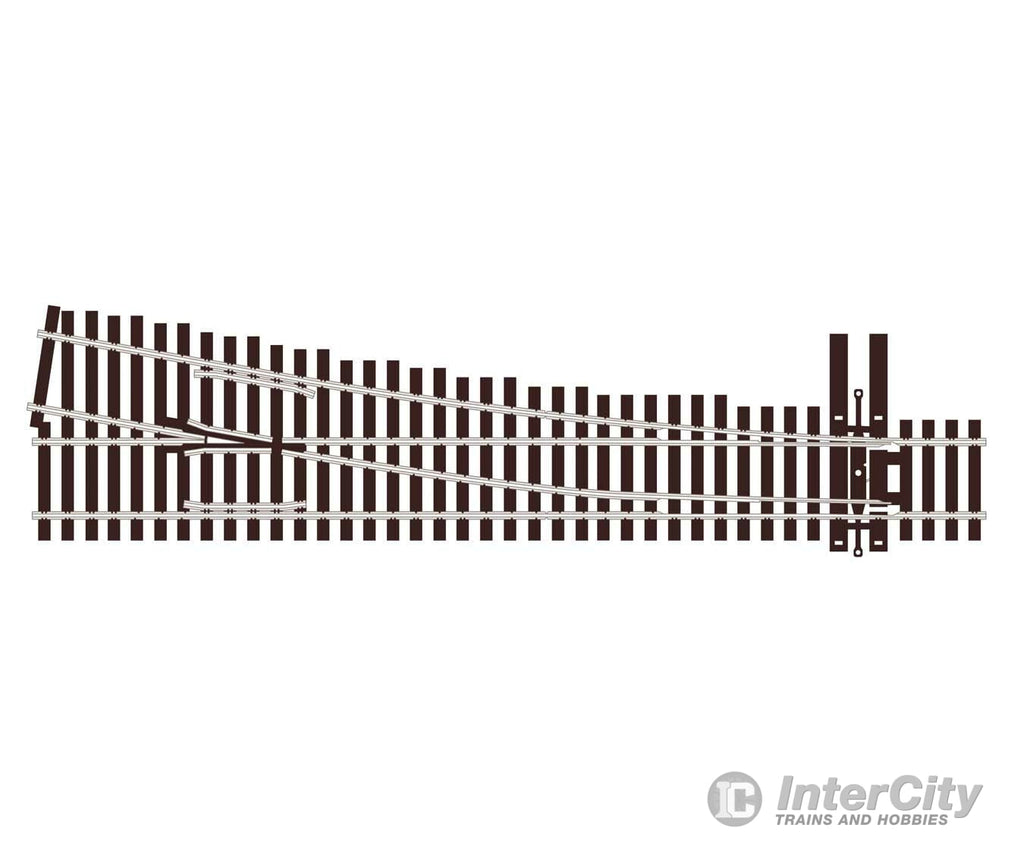 Peco Ho Slu8361 North American-Style Code 83 #6 Turnout - Streamline -- Right Hand Unifrog Track &