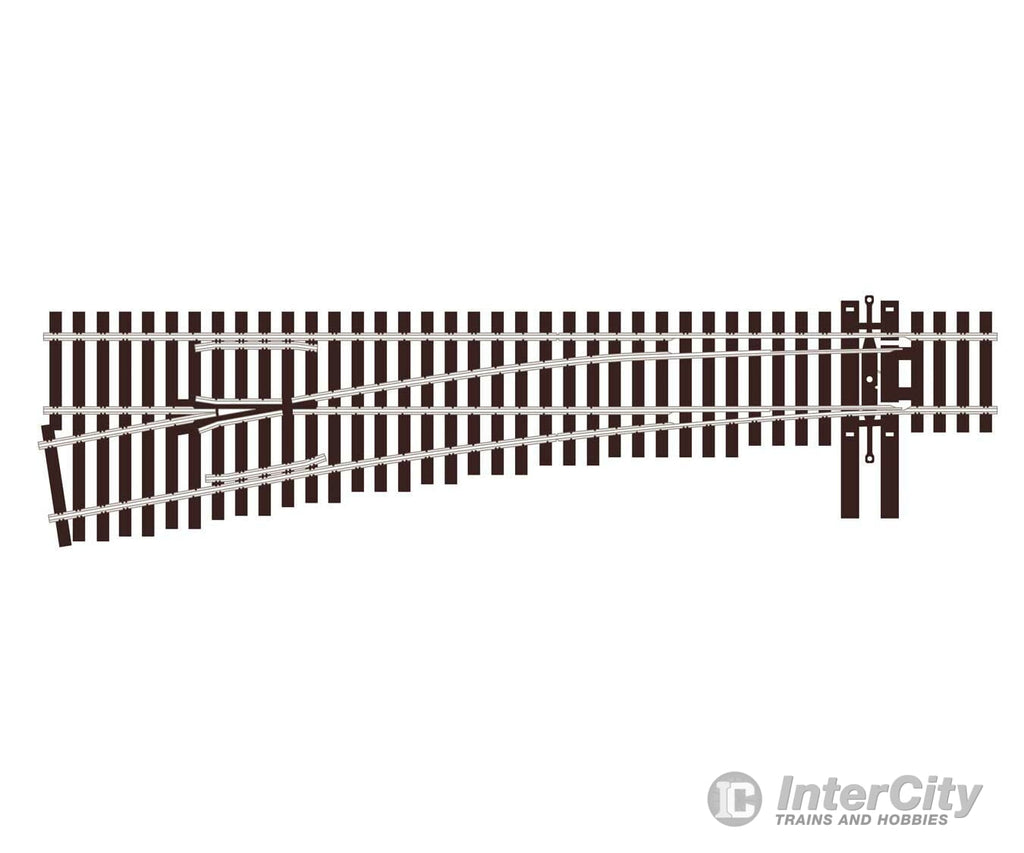 Peco Ho Slu8362 North American-Style Code 83 #6 Turnout - Streamline -- Left Hand Unifrog Track &