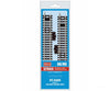 Peco St2005 Code 100 Nickel Silver Isolating Straight W/Cutout Switch - Setrack 6-5/8 16.8Cm Pkg(2)