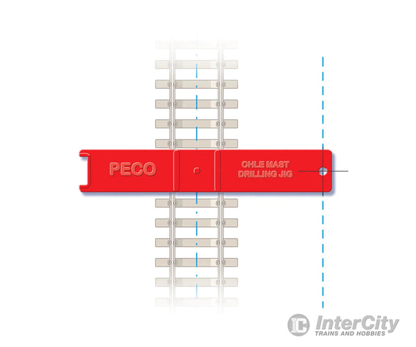 Peco Lc115 Catenary System Mast Installation Jig Track & Turnouts