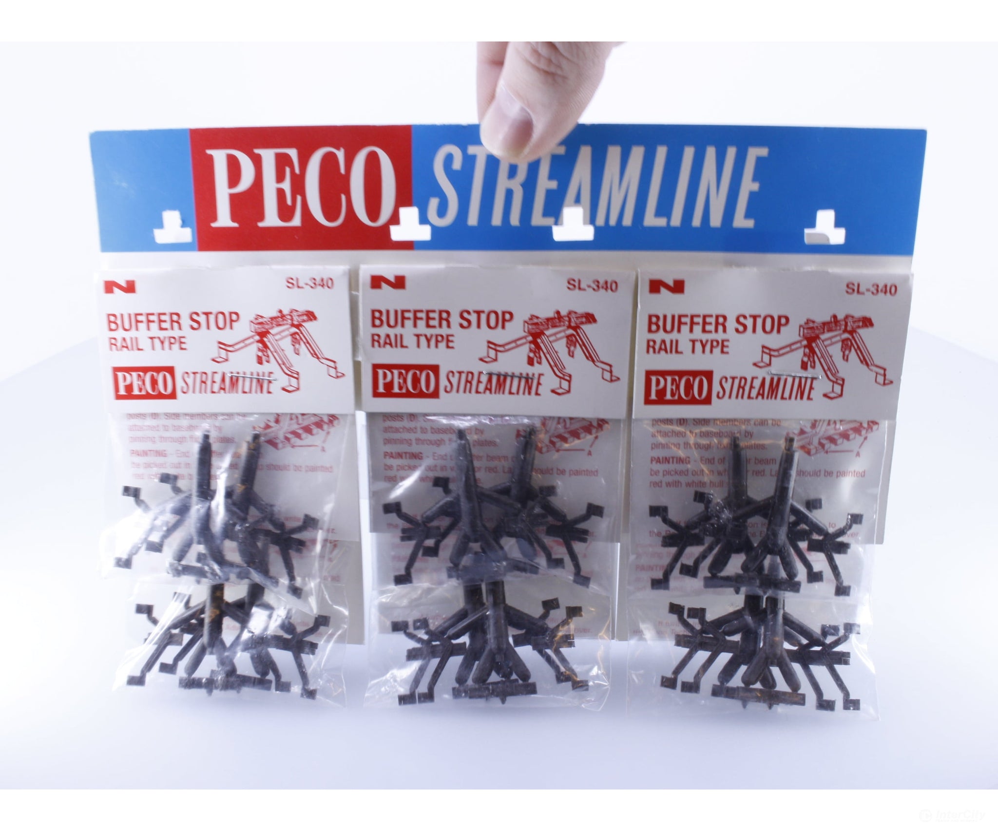 Peco N SL340 Buffer Stop -- Rail Built Type Track Accessories