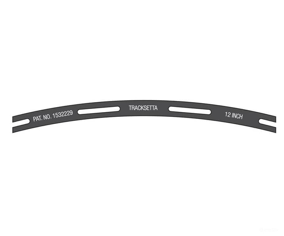 Peco Nt12 Tracksetta Track Laying Template - 12 30.5Cm Radius Curve & Turnouts