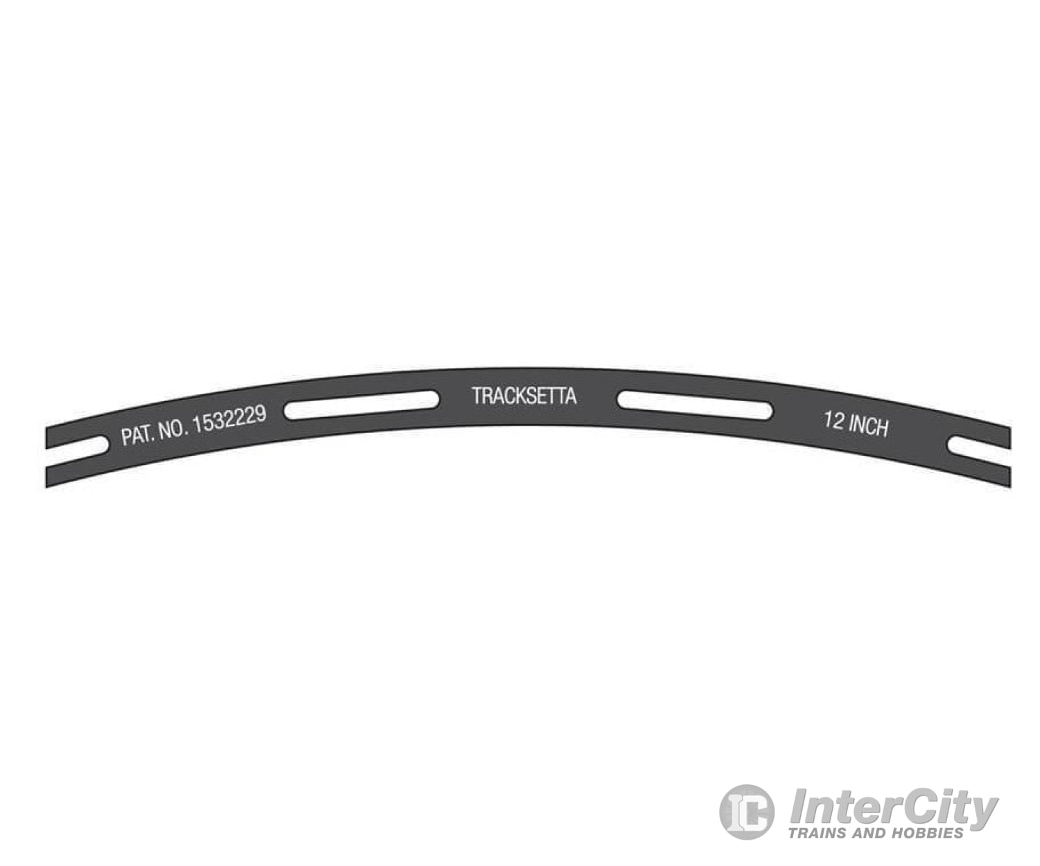 Peco Nt12 Tracksetta Track Laying Template - 12 30.5Cm Radius Curve & Turnouts