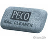 Peco Pl41 Abrasive Rubber Block -- Rail & Track Cleaner Accessories