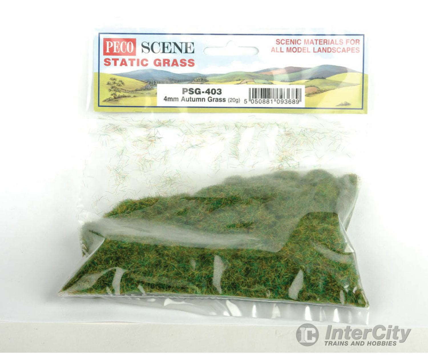 Peco Psg403 Static Grass 3/16 4Mm - Autumn .7Oz 20G Other Scenery