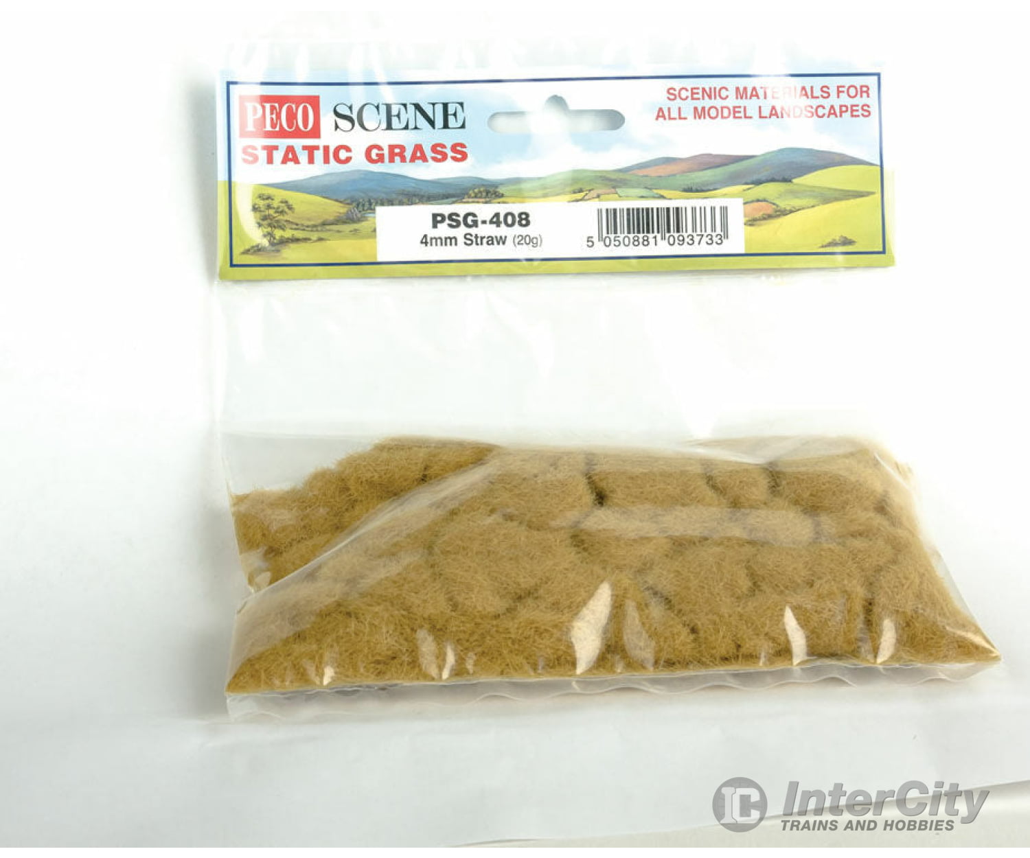 Peco Psg408 Static Grass 3/16 4Mm - Straw .7Oz 20G Other Scenery