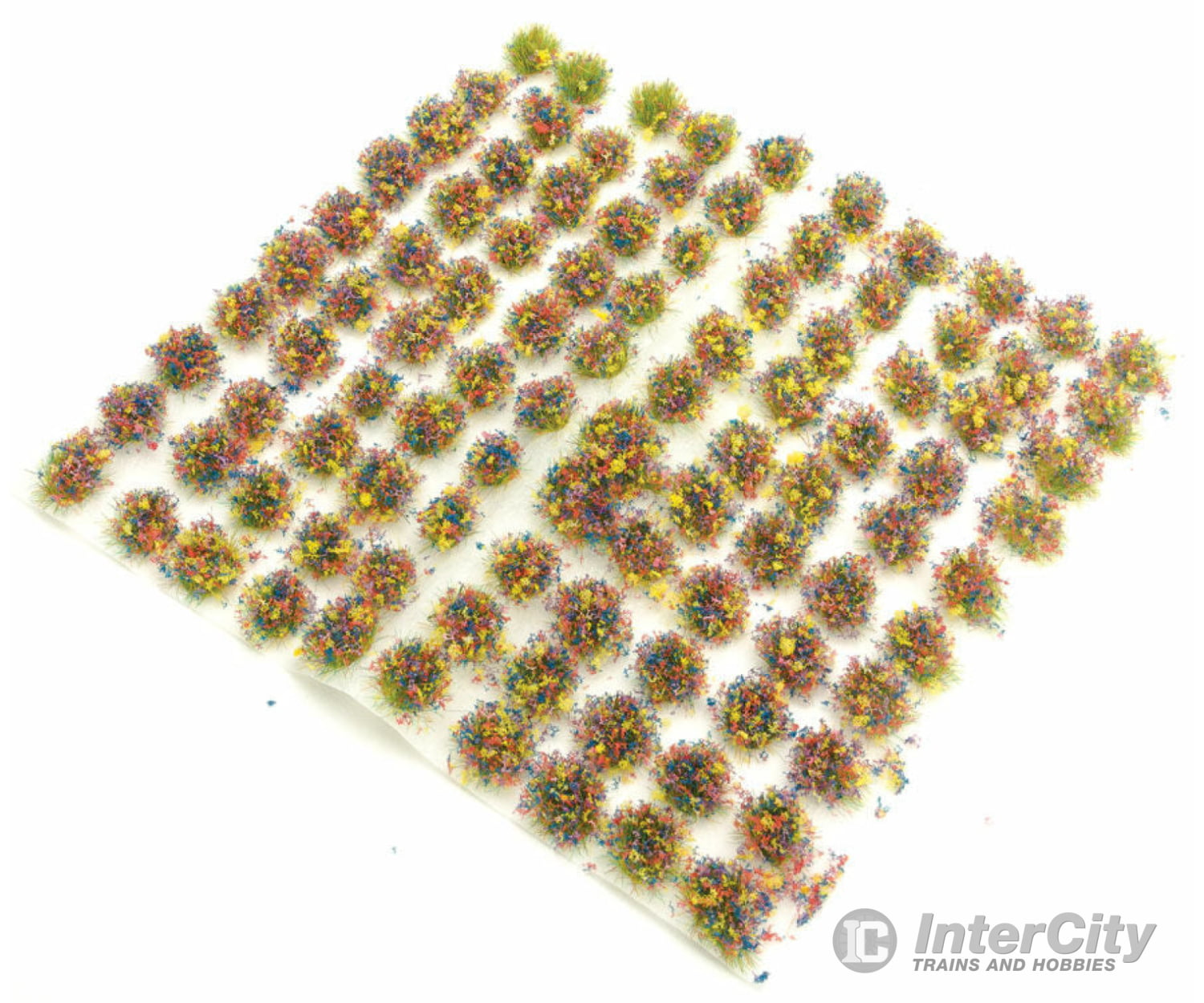 Peco Psg51 3/16 4Mm Self-Adhesive Grass Tufts - With Flowers Pkg(100) Other Scenery