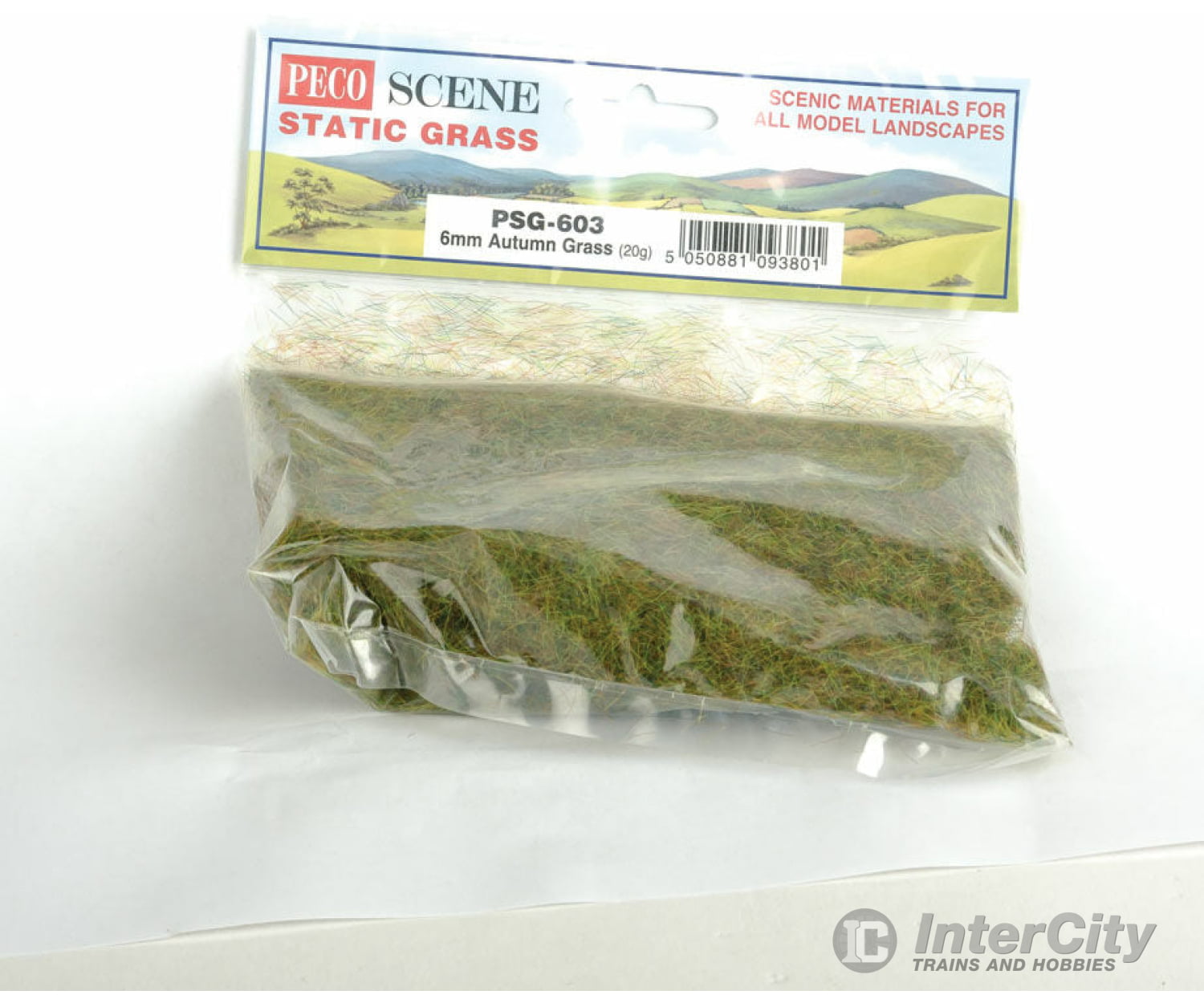 Peco Psg603 Static Grass 1/4 6Mm - Autumn .7Oz 20G Other Scenery