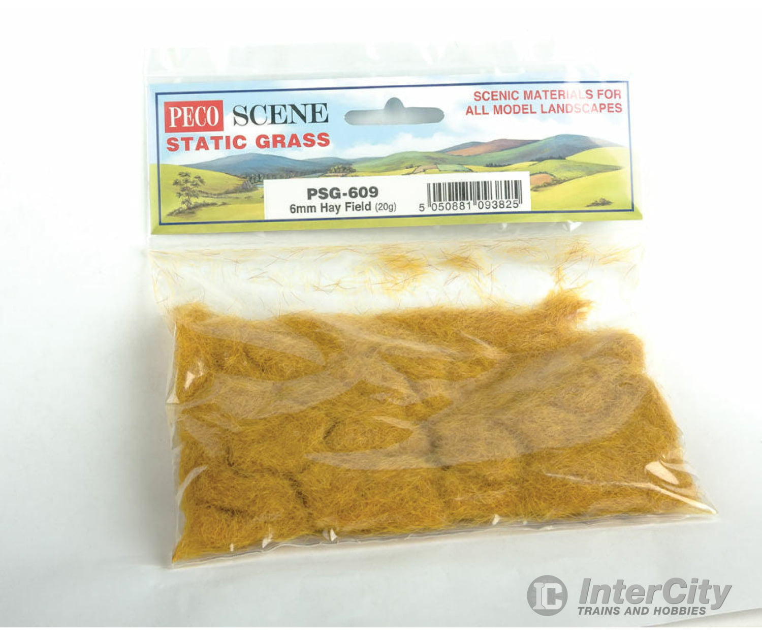 Peco Psg609 Static Grass 1/4 6Mm - Hay Field .7Oz 20G Other Scenery