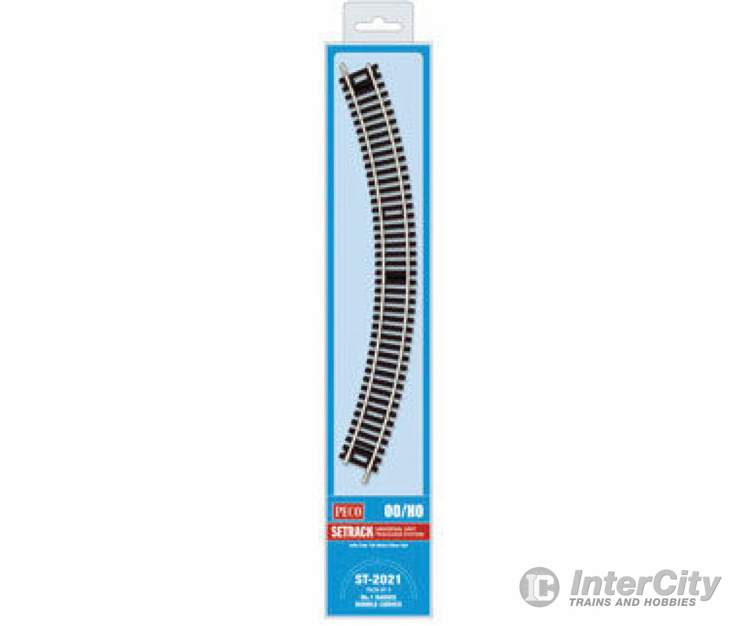 Peco St2021 Code 100 Nickel Silver Double 45 Degree Curved Section - Setrack 14-5/8 37.1Cm (1St)