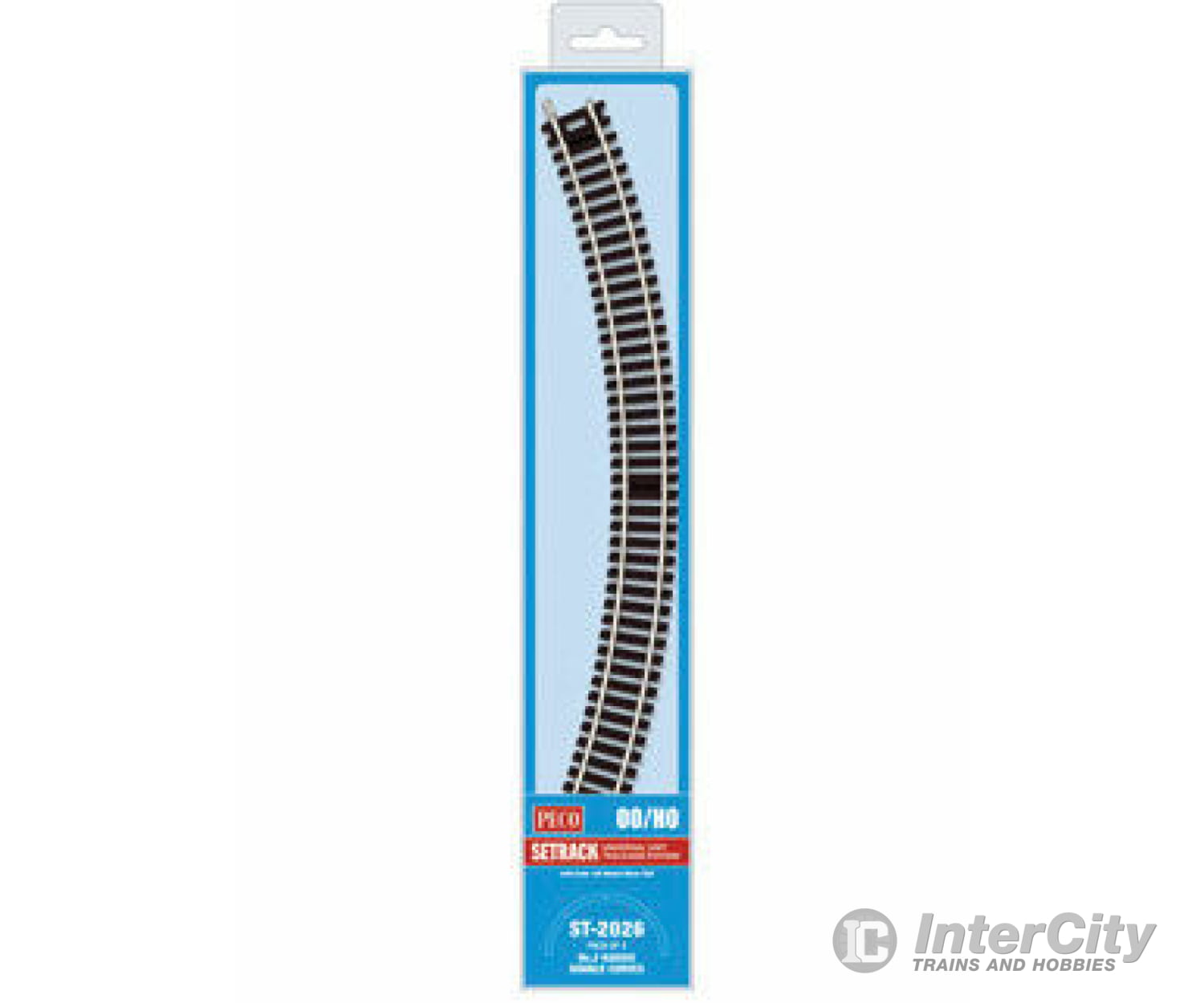 Peco St2026 Code 100 Nickel Silver Double 45 Degree Curved Section - Setrack 17-1/4 43.8Cm (2Nd)