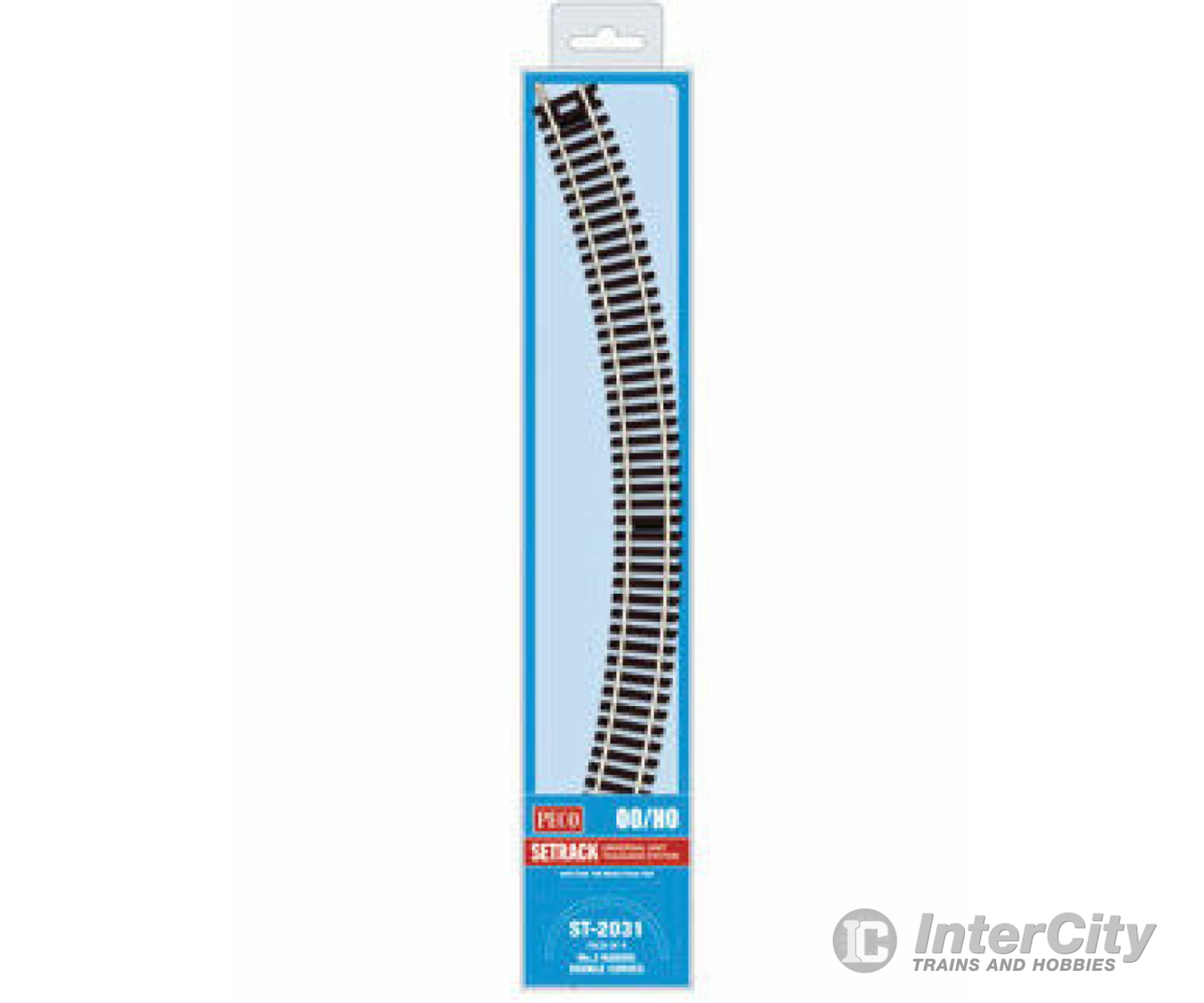 Peco St2031 Code 100 Nickel Silver Double 45-Degree Curved Section - Setrack 19-7/8 50.5Cm (3Rd)