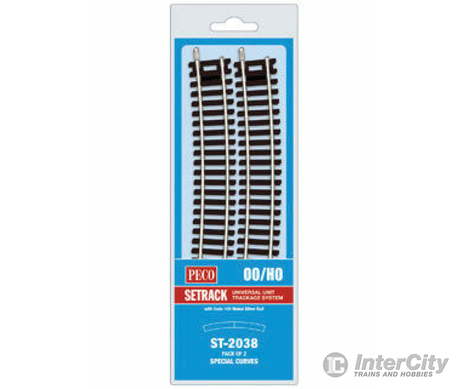 Peco St2038 Code 100 Nickel Silver Special 11-1/2 Degree Curve - Setrack 33-27/32 85.96Cm Radius