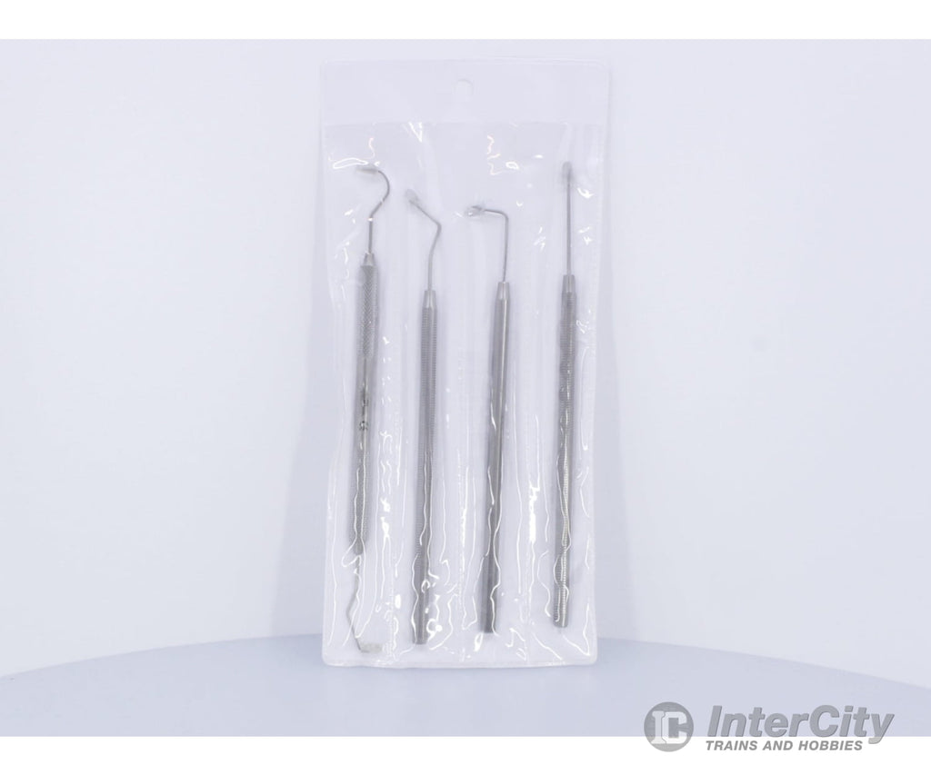 Pick Set Of 4Pcs - Professional Carbon Steel Tools
