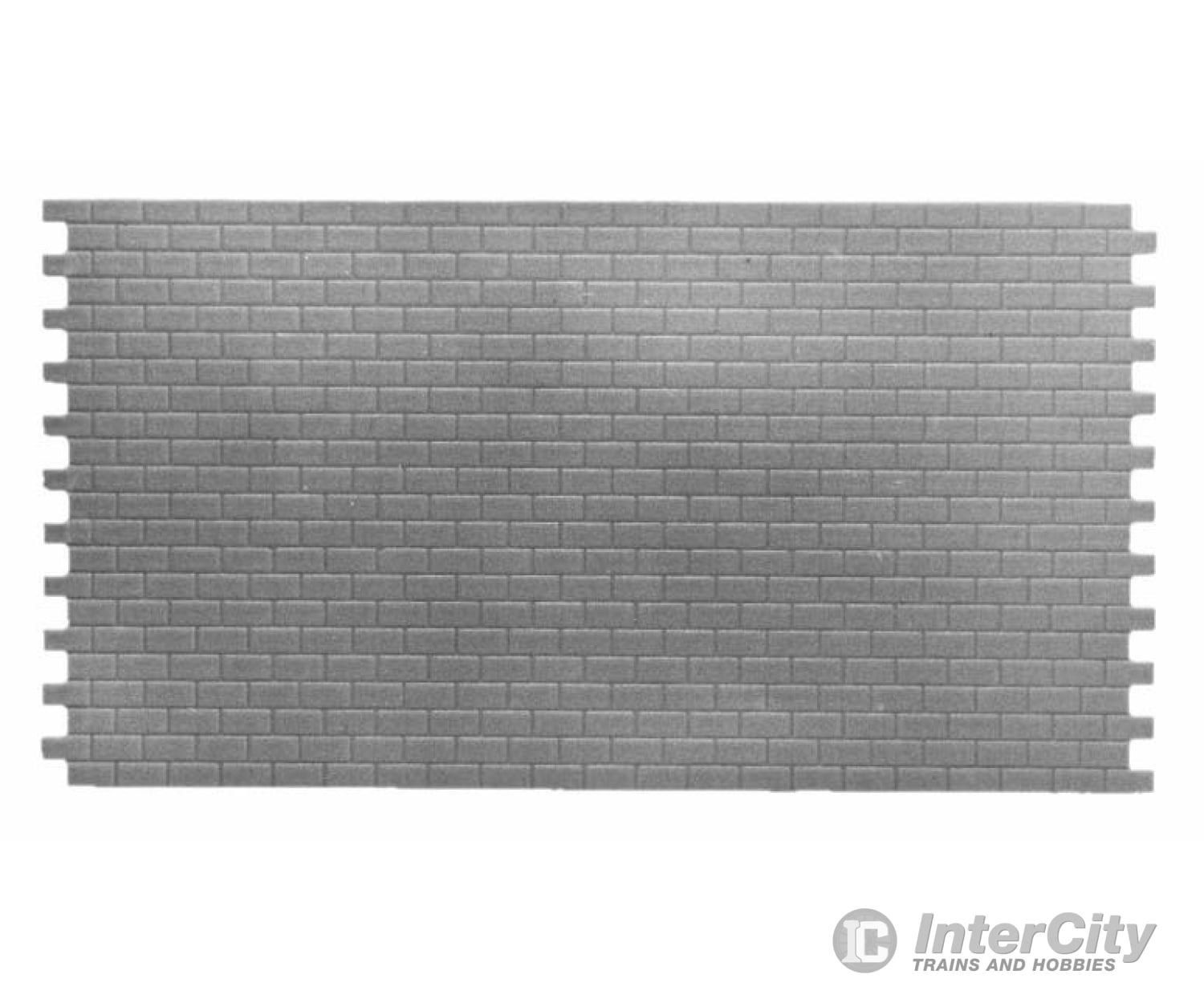 Pikestuff 1004 Concrete Block Walls -- 14-1/2 X 28’ Scale Scratch Building Supplies