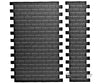 Pikestuff 1006 Concrete Block Walls -- 14-1/2 X 9-1/4’ Scratch Building Supplies