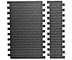 Pikestuff 1006 Concrete Block Walls -- 14-1/2 X 9-1/4’ Scratch Building Supplies