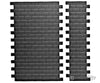 Pikestuff 1006 Concrete Block Walls -- 14-1/2 X 9-1/4’ Scratch Building Supplies