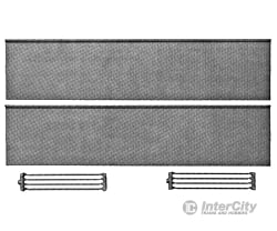 Pikestuff 1011 Prefab Steel Warehouse Walls (Gray; 18 X 80’) & Downspouts Pkg(2) Scratch Building