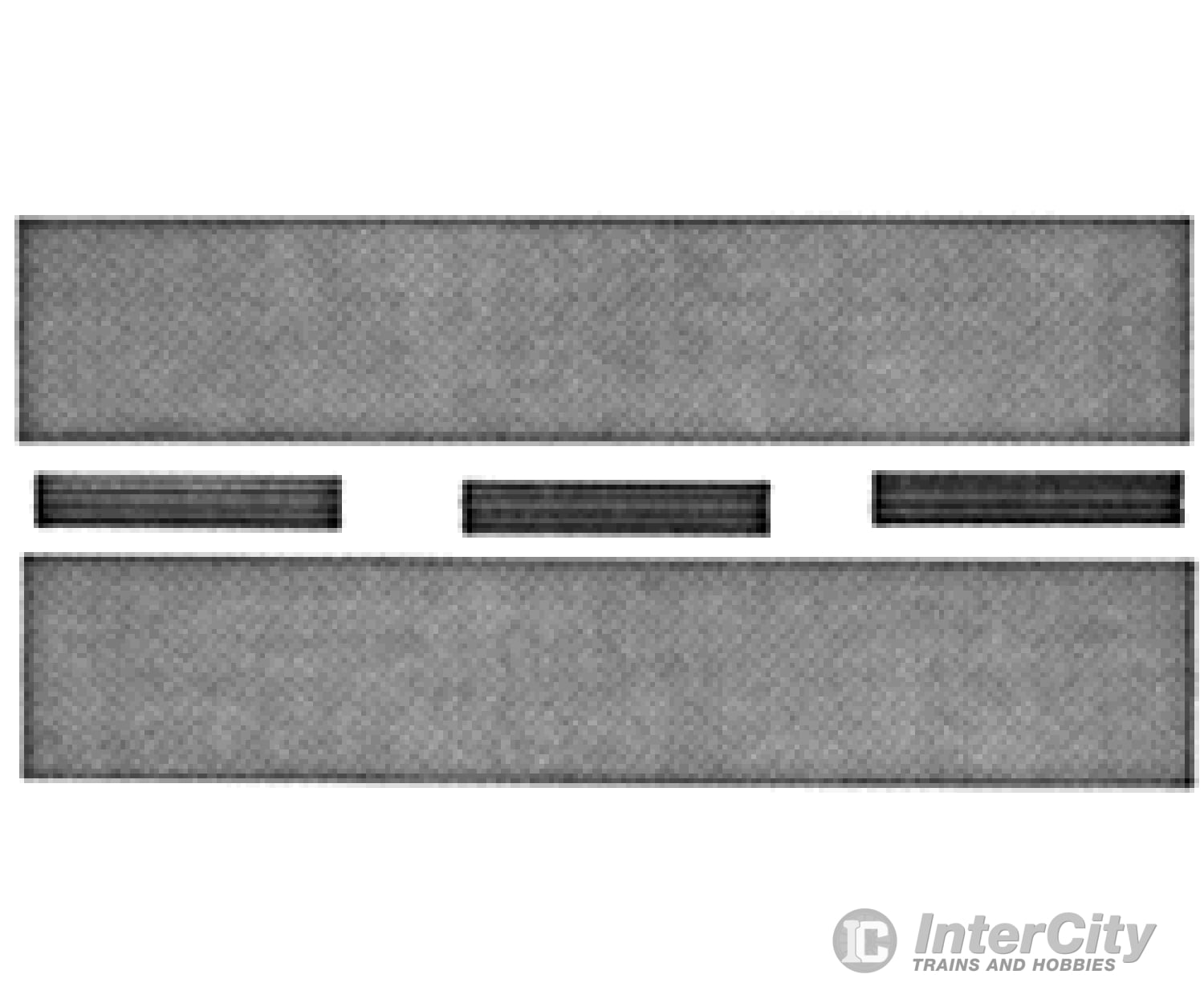 Pikestuff 1013 Two Roof Panels & Supports -- Scale 15 X 80’ 4.6 24.4M Scratch Building Supplies