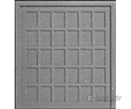 Pikestuff 1101 Doors (White Styrene) -- 30-Panel Wood Pkg(2) Scratch Building Supplies