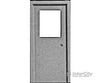Pikestuff 1103 Doors (White Styrene) -- Entryway Type W/Single Large Window Pkg(3) Scratch Building