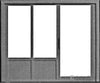 Pikestuff 1105 Doors -- Window/Door Combo Scratch Building Supplies