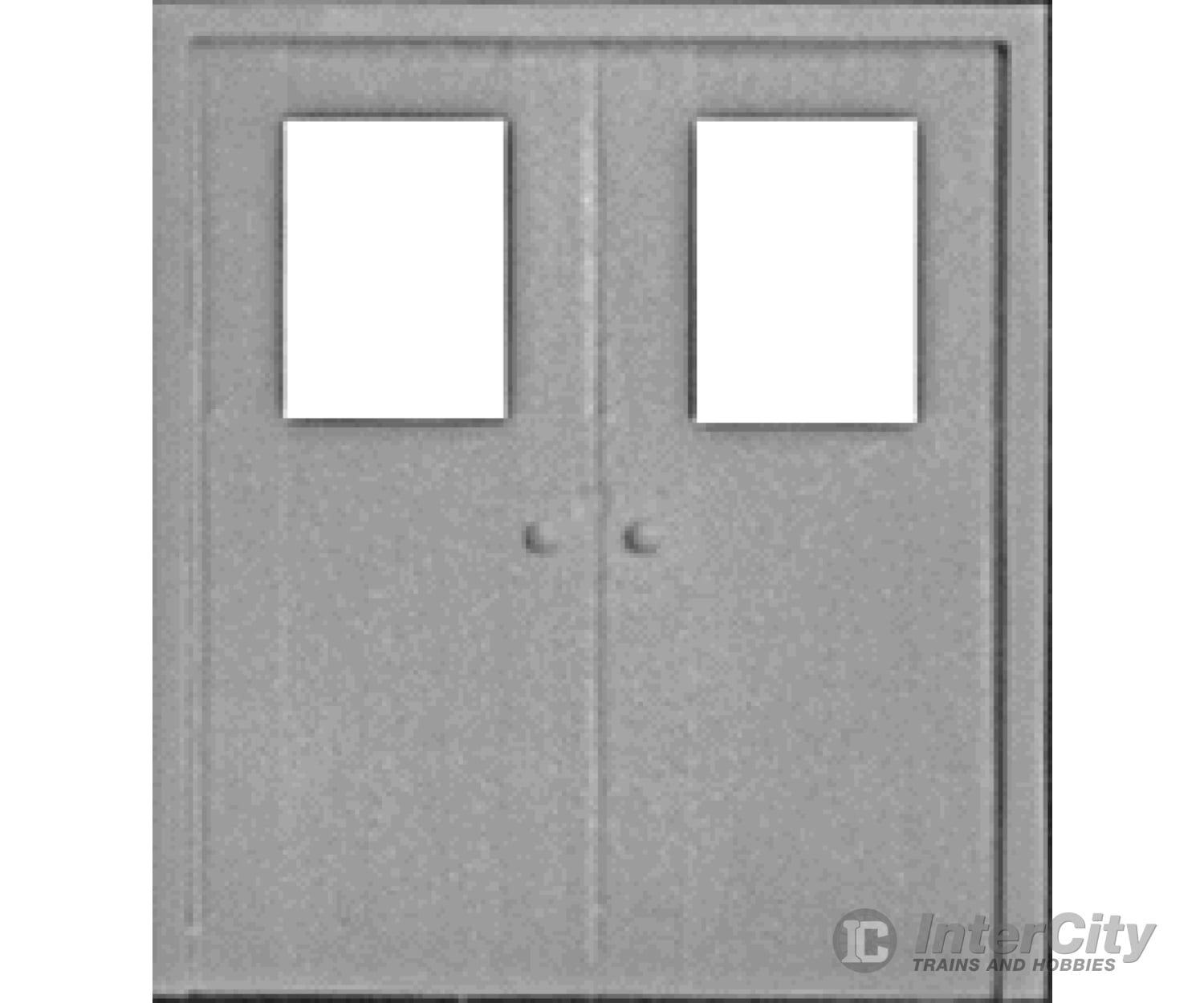 Pikestuff 1111 Doors -- Double Personnel Pkg(2) Scratch Building Supplies