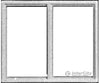 Pikestuff 2101 Windows Pkg(3) -- Vertical Pane Slide Scratch Building Supplies