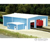 Pikestuff 8014 The Shops -- Scale 70 X 80’ 21.3 24.4M (Blue) Structures