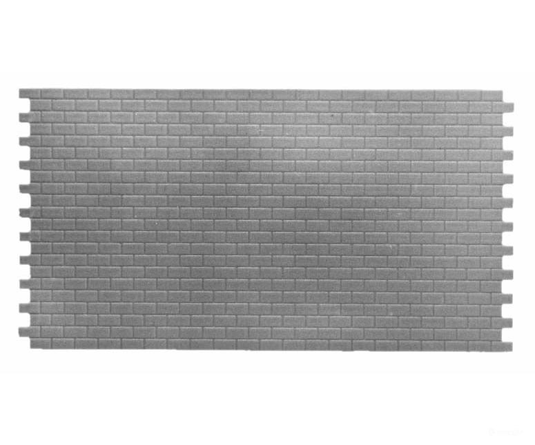 Pikestuff 1004 Concrete Block Walls -- 14-1/2 X 28’ Scale Scratch Building Supplies