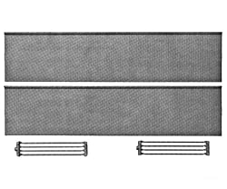 Pikestuff 1011 Prefab Steel Warehouse Walls (Gray; 18 X 80’) & Downspouts Pkg(2) Scratch Building