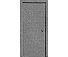 Pikestuff 1102 Doors (White Styrene) -- Solid Entryway Type W/No Windows Pkg(3) Scratch Building