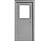 Pikestuff 1103 Doors (White Styrene) -- Entryway Type W/Single Large Window Pkg(3) Scratch Building