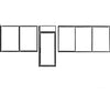 Pikestuff 1106 Doors -- Storefront & Window Scratch Building Supplies