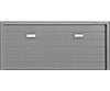 Pikestuff 1110 Doors -- Two-Car Garage - Scale 16 X 7’ 4.9 2.1M Pkg(2) Scratch Building Supplies