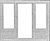 Pikestuff 1115 Doors -- Window & Center Door Combo Scratch Building Supplies