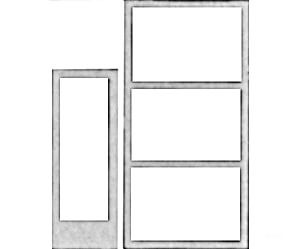 Pikestuff 1203 Doors -- & Windows - Assorted Scratch Building Supplies