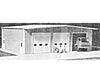 Pikestuff 191 Fire Station -- Green - 7 X 5-1/2’ 17.5 12.5Cm Structures