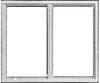 Pikestuff 2101 Windows Pkg(3) -- Vertical Pane Slide Scratch Building Supplies
