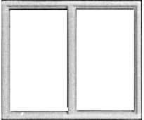 Pikestuff 2101 Windows Pkg(3) -- Vertical Pane Slide Scratch Building Supplies