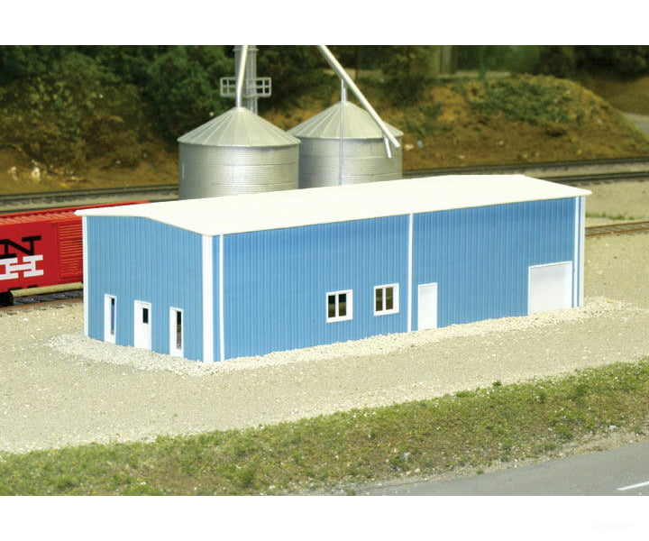 Pikestuff 8003 Pre-Fabricated Warehouse -- 30’ X 80’ (Blue) Structures