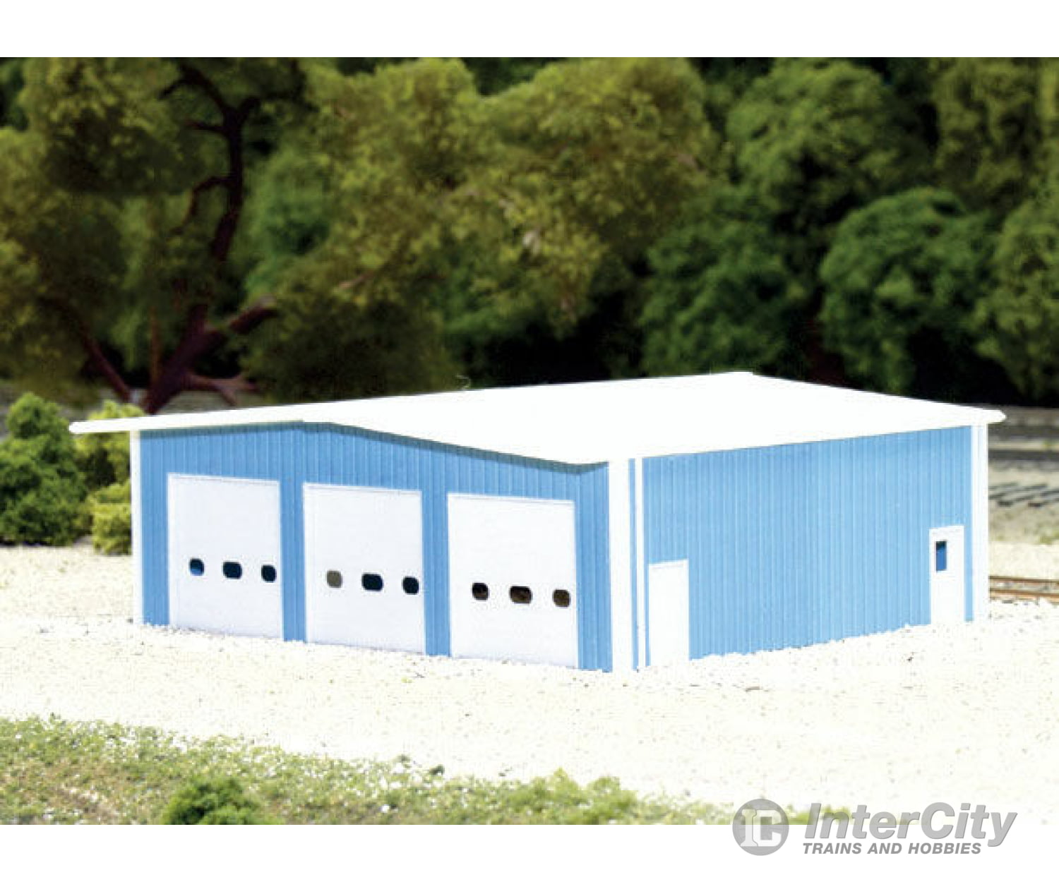 Pikestuff N 8009 Fire Station -- (Blue) Scale 50 X 40 15.2 12.2M Structures