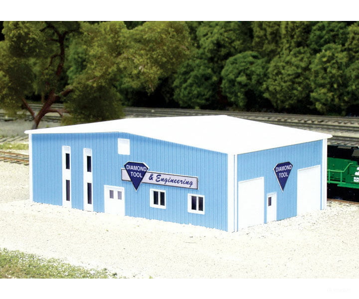 Pikestuff 8011 Diamond Tool & Engineering Building -- 60’ X 40’ (Blue) Structures